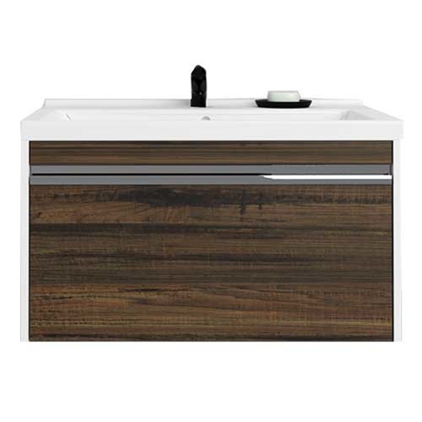 Тумба под раковину Акватон Капри 80 подвесная 1A230201KP010 Белая