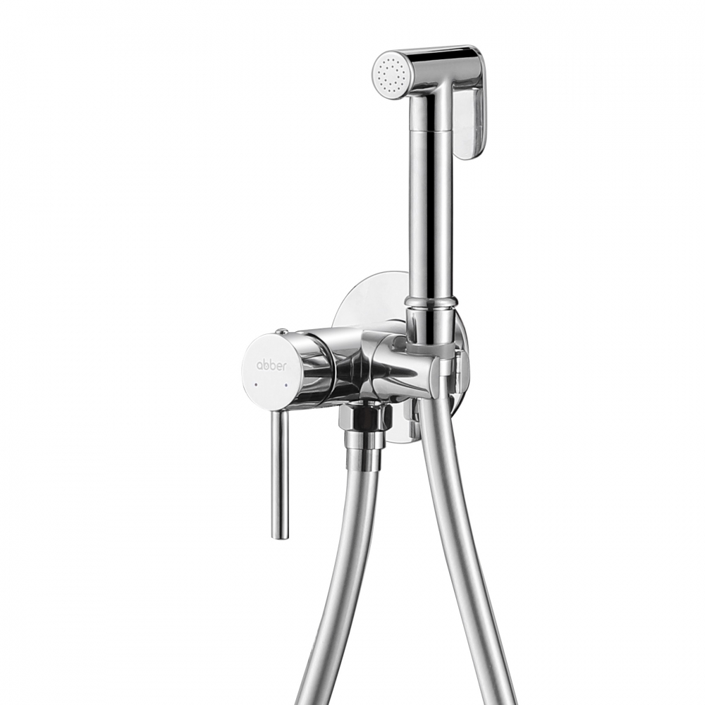Гигиенический душ со смесителем ABBER Emotion AF8125 хром