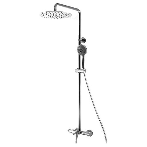 Душевая стойка Bravat Waterfall SS F639114C-A5-RUS хром