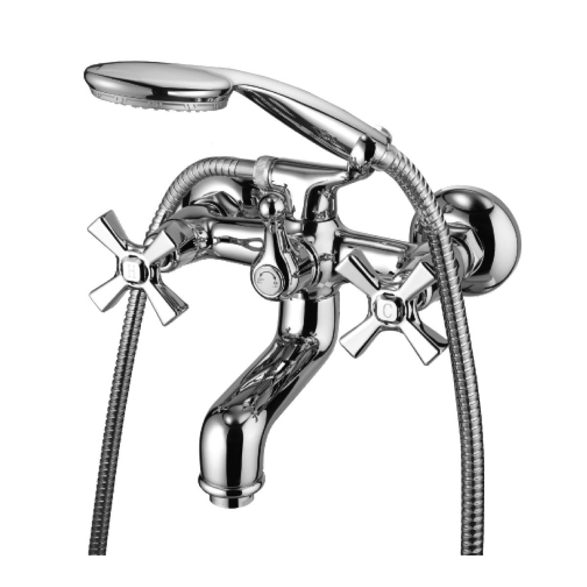 Смеситель для ванны с душем Lemark Benefit LM2502C хром