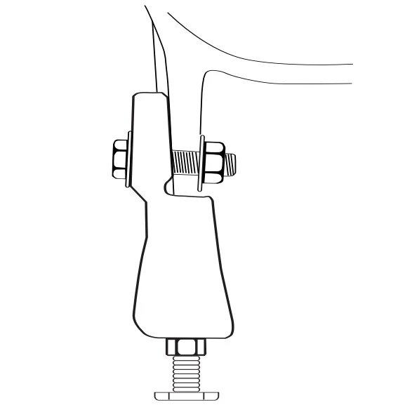 Ножки для ванны Jacob Delafon Archer 1172T-NA