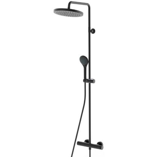 Душевая стойка Bossini Elios L10172.073 черный матовый