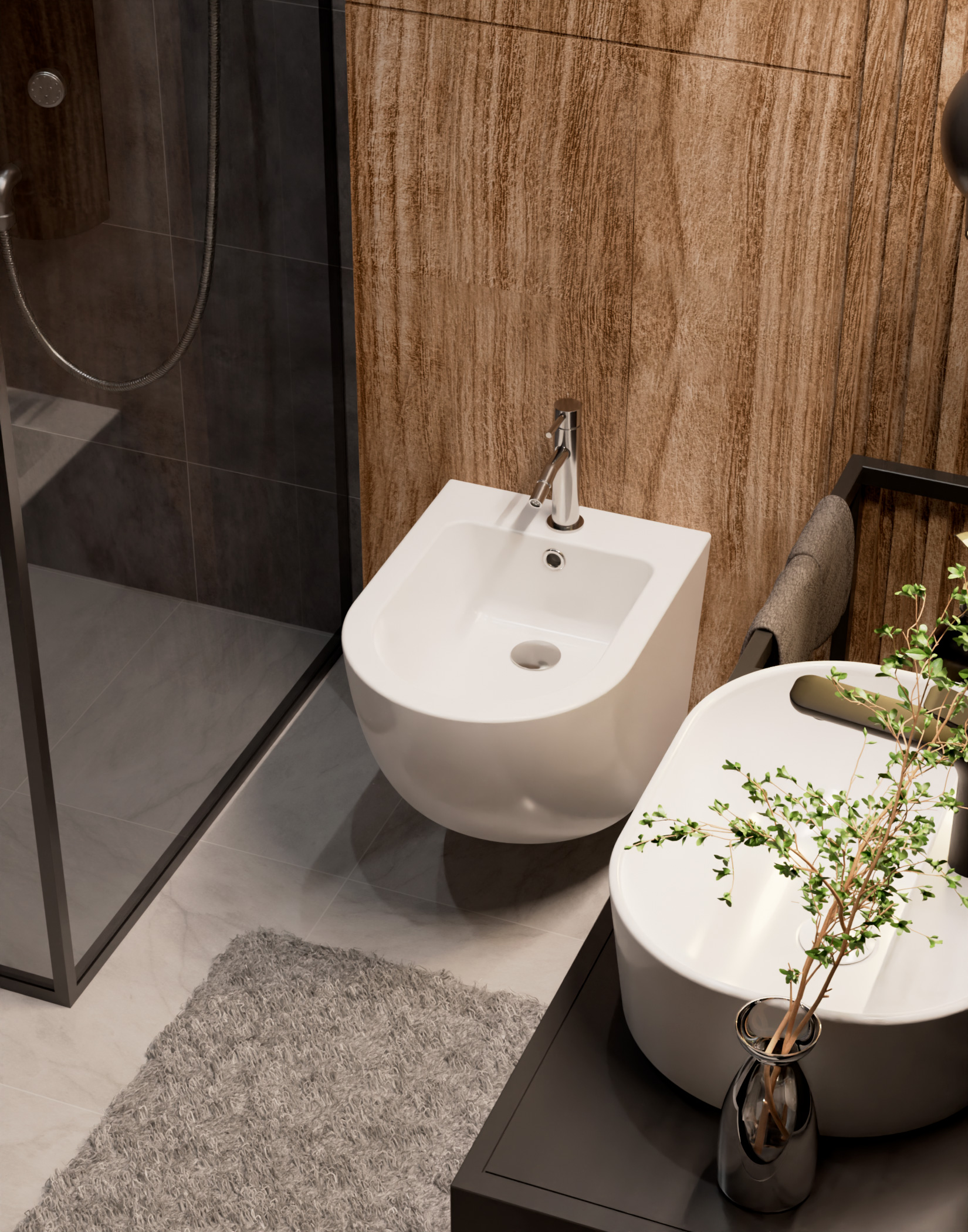 Смеситель для биде AQUAme Siena AQM6216CR хром