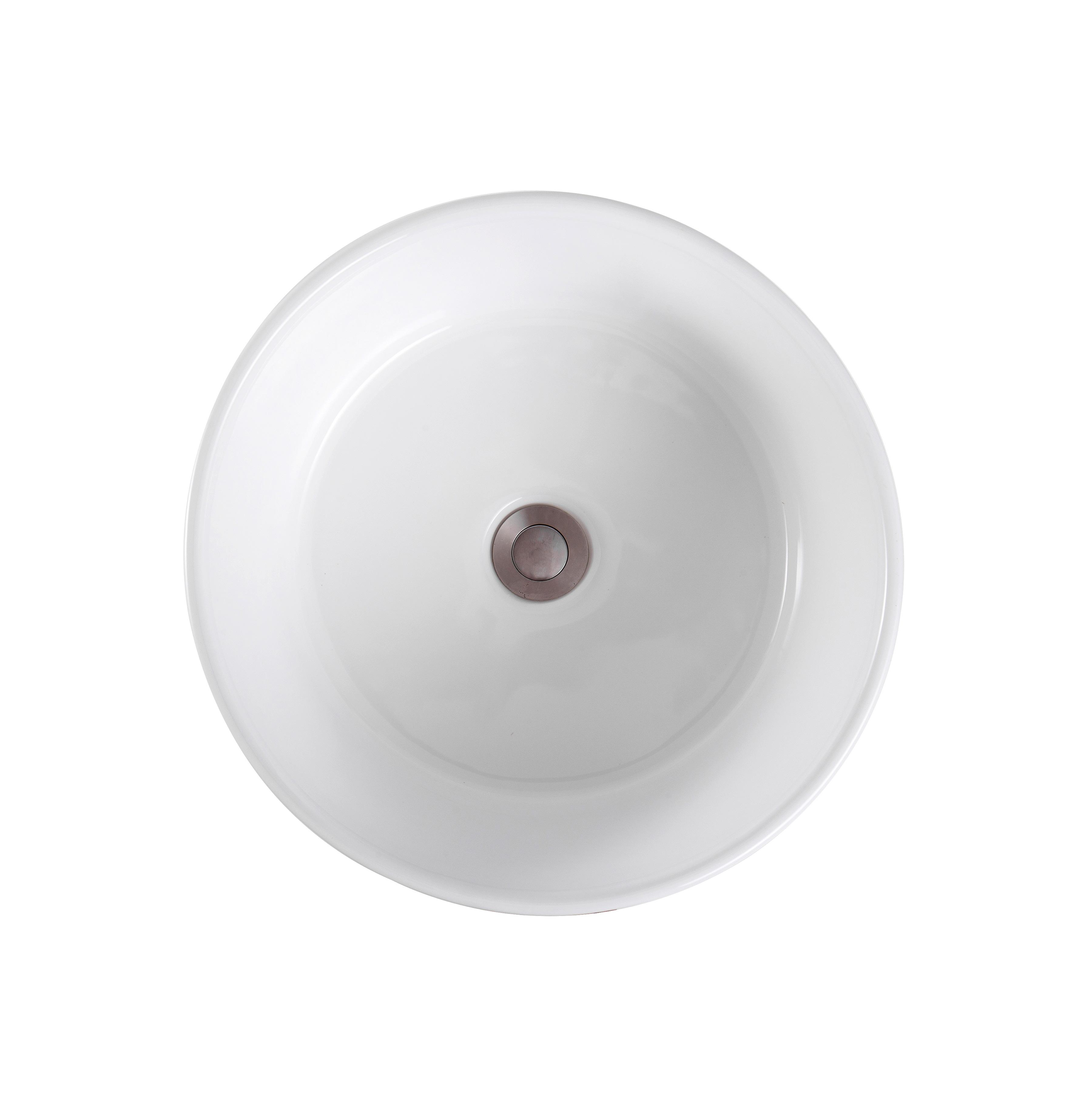 Раковина накладная 40см Aquatek Европа AQ5118-00 белая