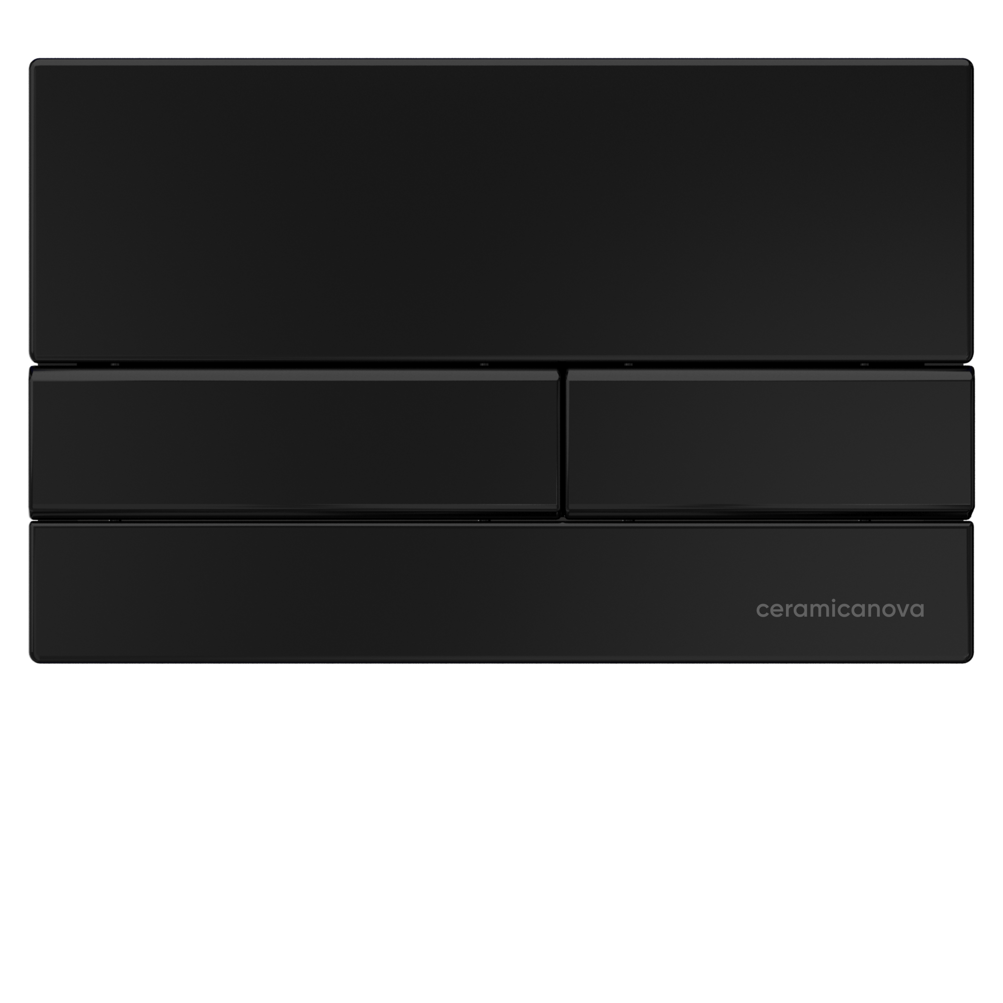 Система инсталляции для унитазов CERAMICA NOVA Envision CN1002B с кнопкой смыва Flat цвет черный матовый, креплениями