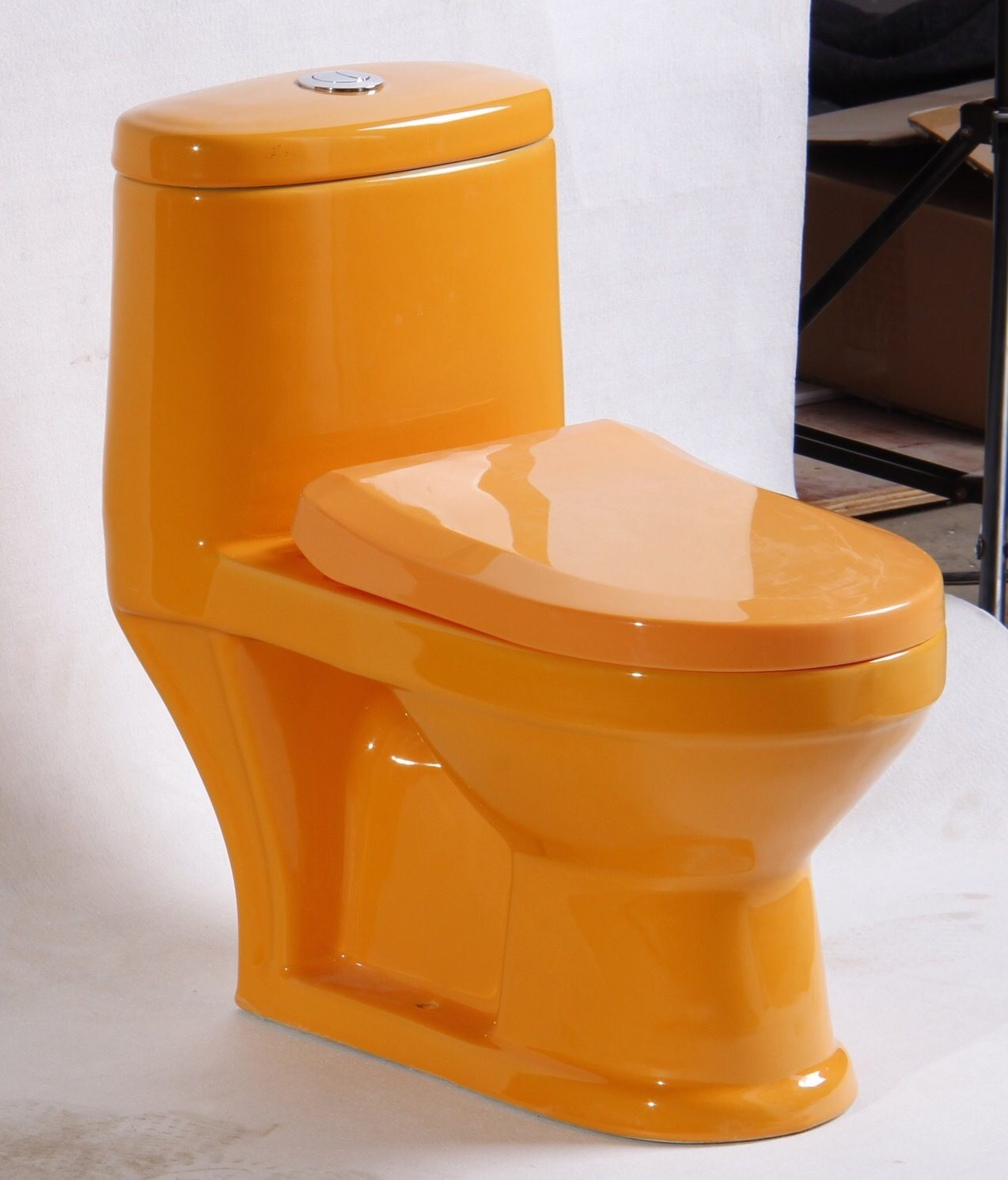 Унитаз напольный-моноблок GID Tr2192or оранжевый