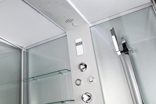 Душевая кабина Timo Lux TL-1505 148x82x220 профиль хром глянцевый, стекло прозрачное