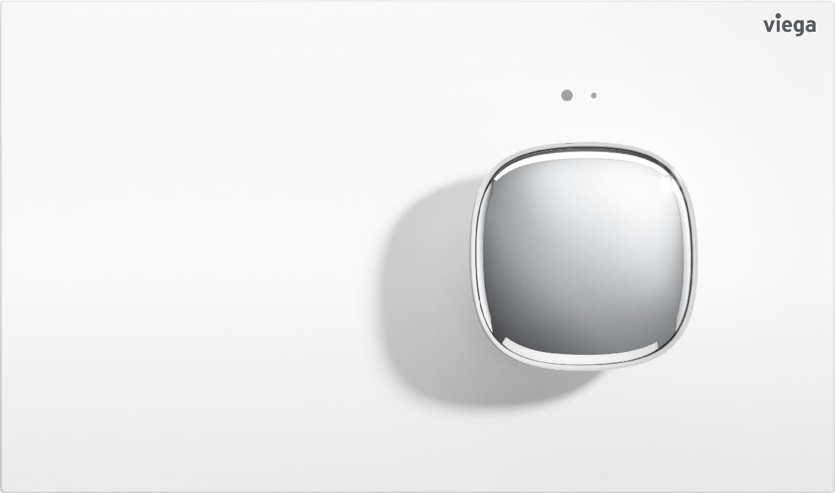 Кнопка смыва Viega Visign for More 202 773465 белый/хром глянцевый