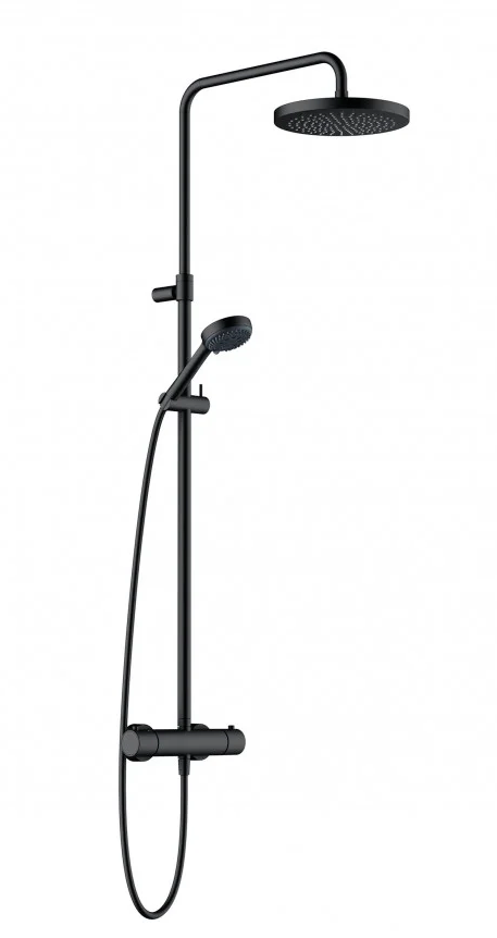 Душевая стойка Kludi Logo dual shower system 6808239-00 черный матовый