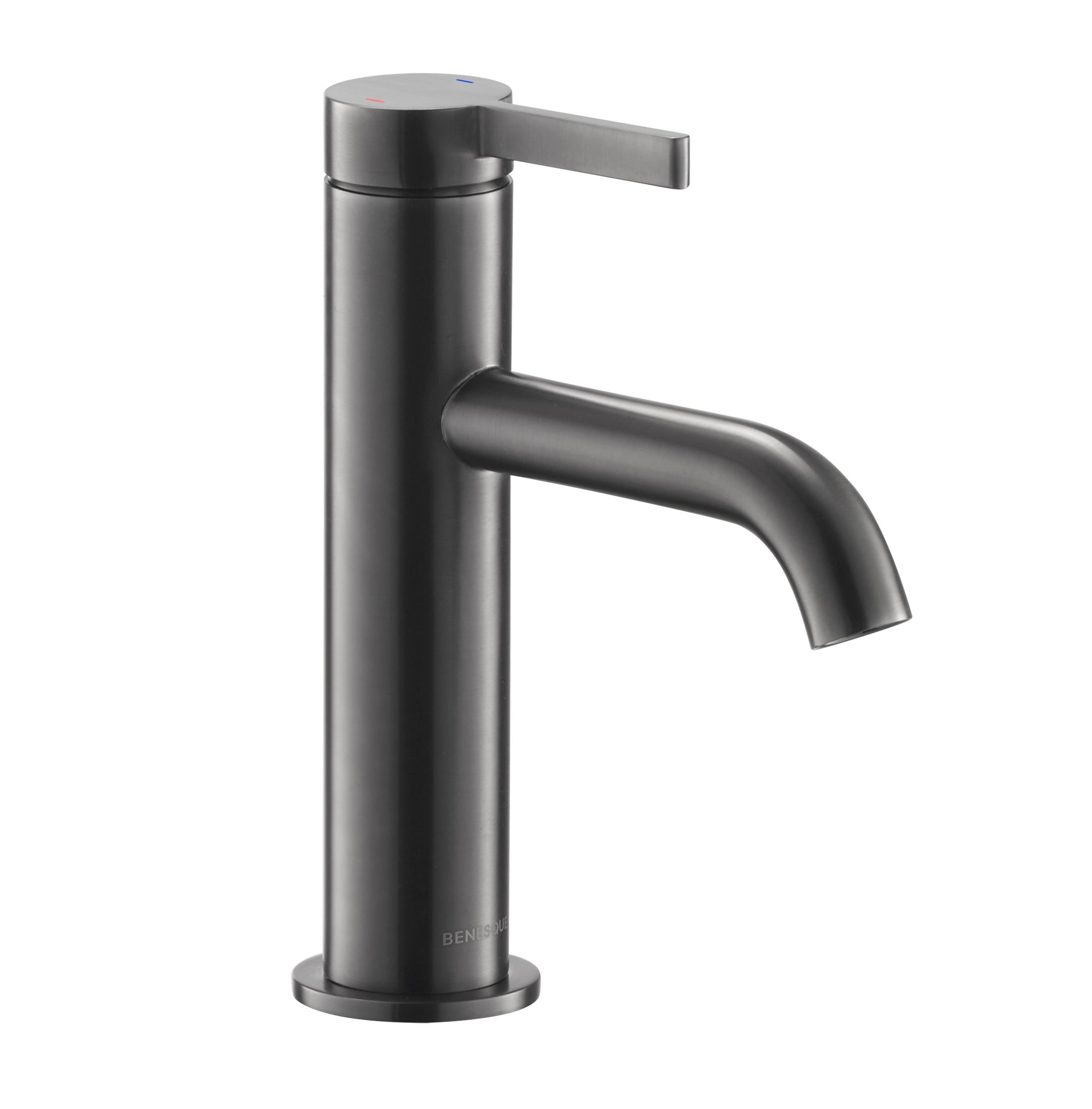 Смеситель для раковины Benesque Lumiere 10010103 черный брашированный