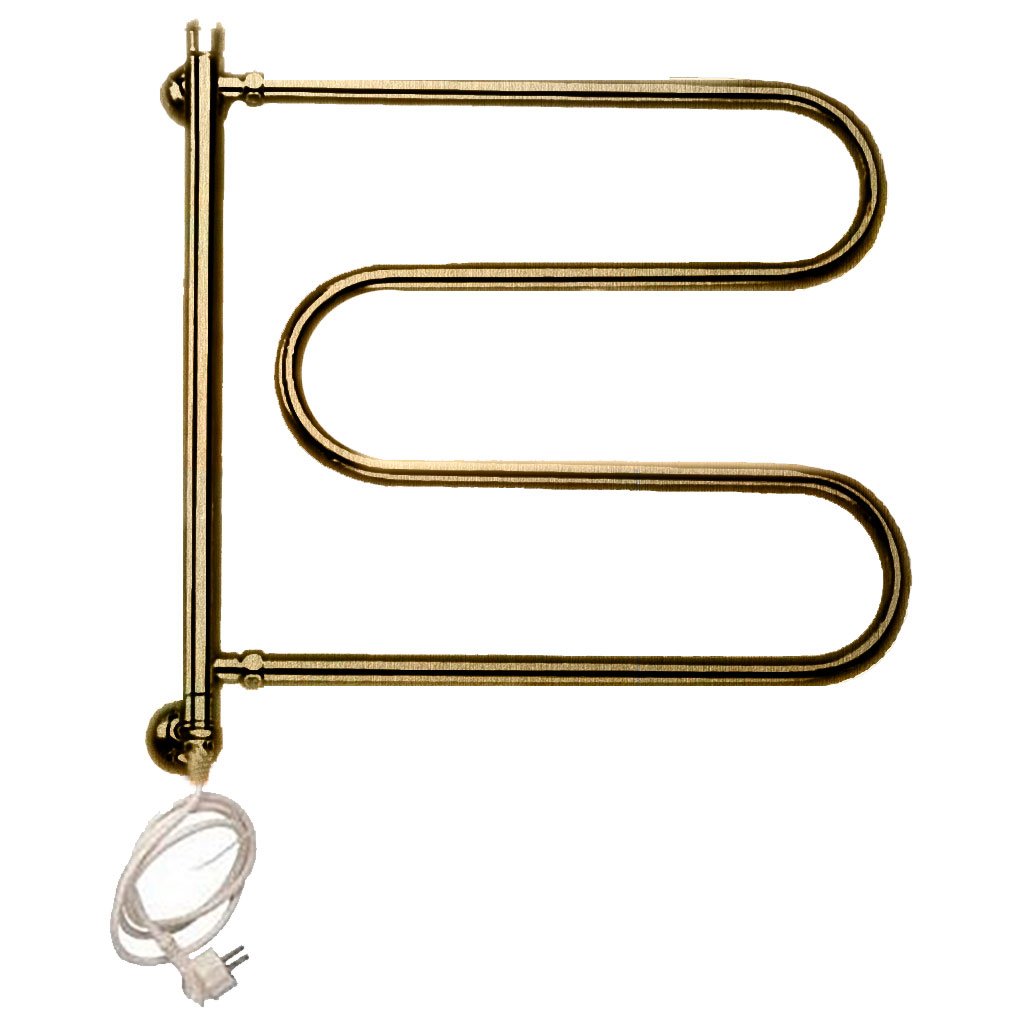 Полотенцесушитель электрический Margaroli Vento 500OBC 53х54.7см бронза