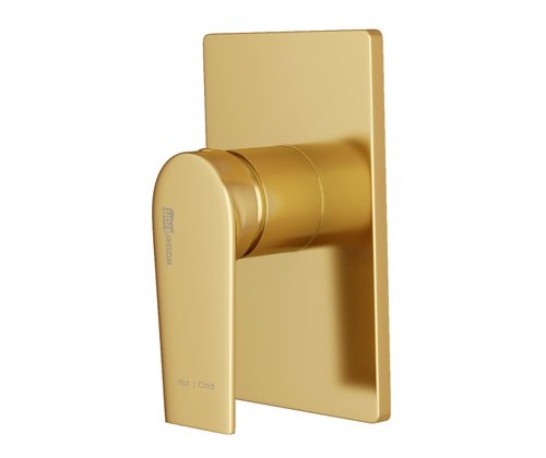 Смеситель для ванны с душем WasserKraft Aisch 5551 золото матовое