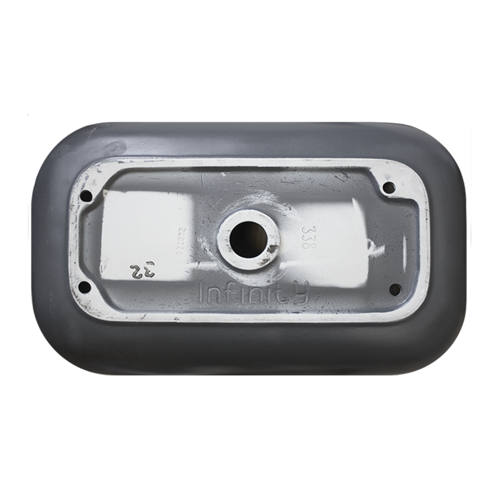 Раковина накладная 60см Sanita Luxe Infinity INFSLWB25 черный матовый