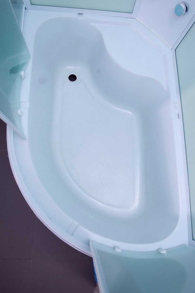 Душевая кабина Timo Eco TE-0720 L 120x80x215 профиль белый, стекло рифленое