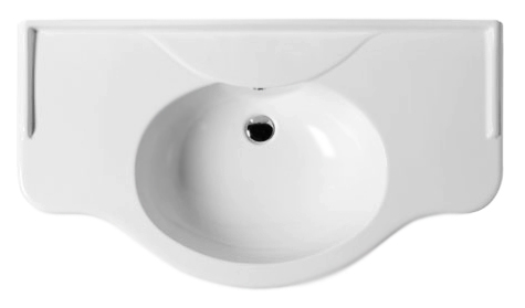 Раковина встраиваемая сверху 110см Azzurra Giunone GIU200110/ALZAbi*1 белый