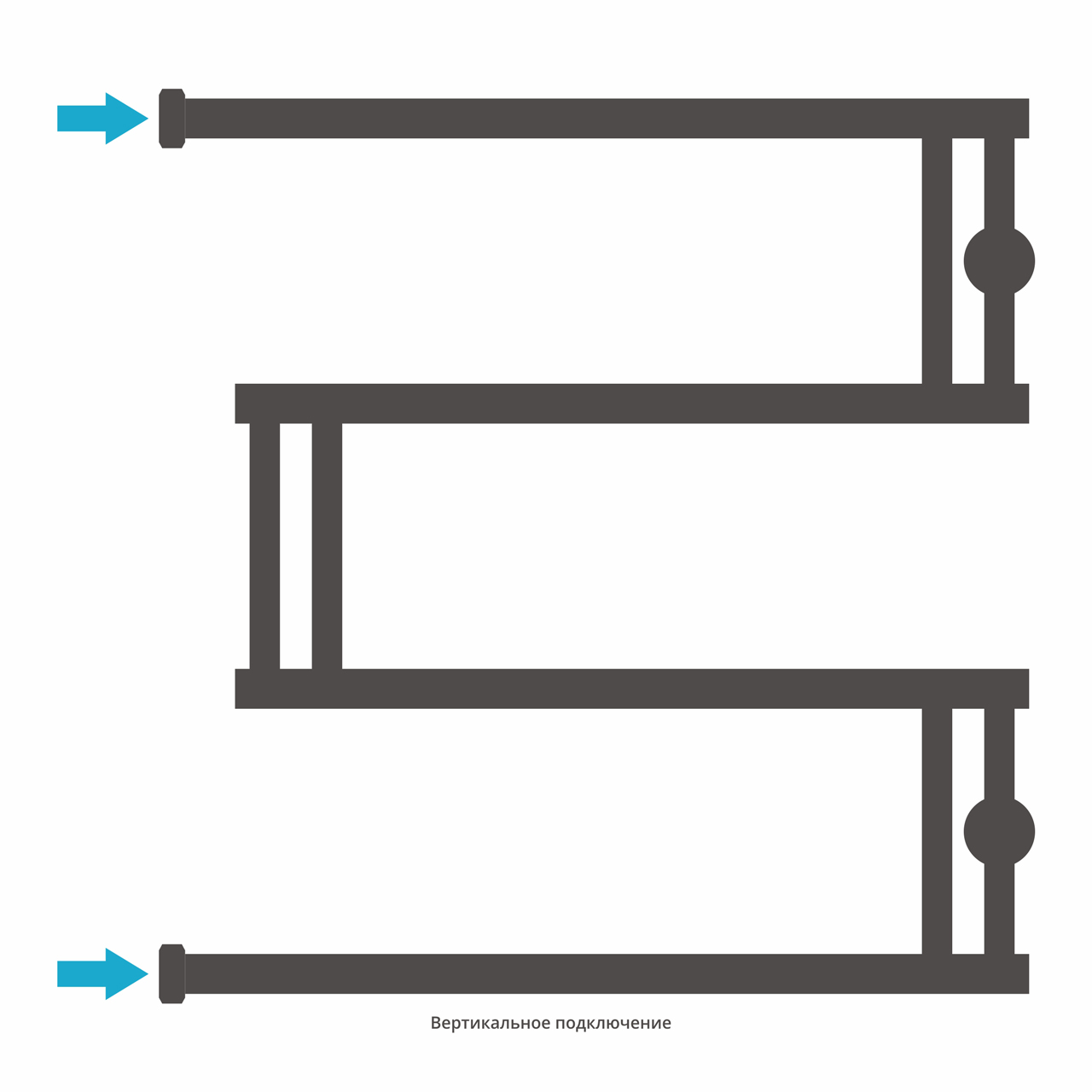 Полотенцесушитель водяной Сунержа High-Tech 60х60 хром