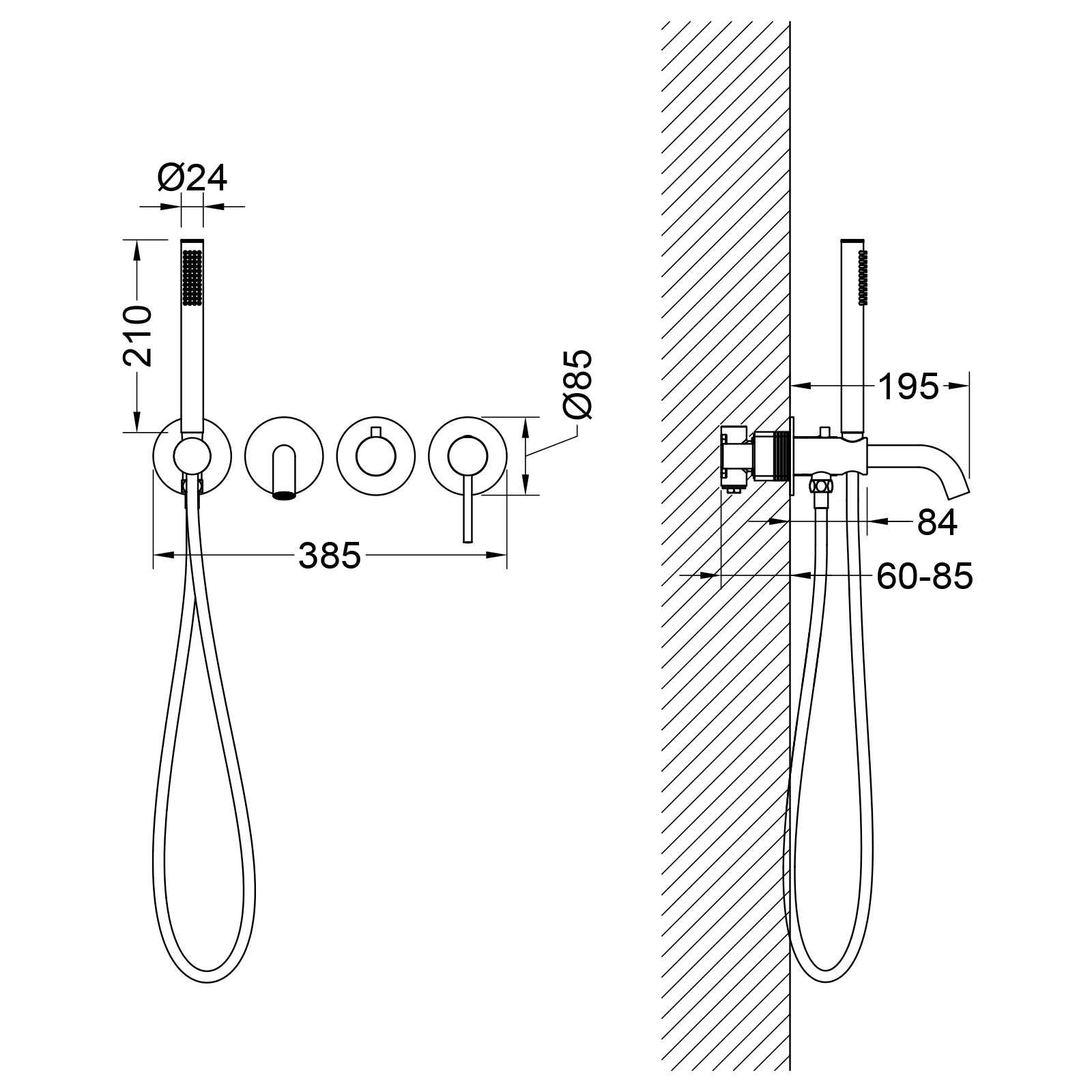 Смеситель для ванны Timo Saona 2314/19YSM розовое золото