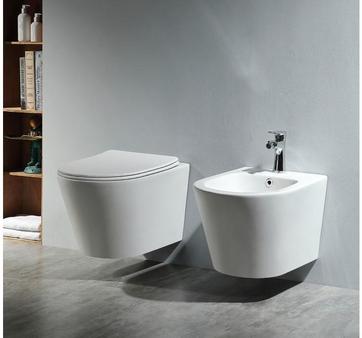 Унитаз подвесной Aquatek Вега Торнадо AQ1904T-00 смыв торнадо, с сиденьем Soft Close