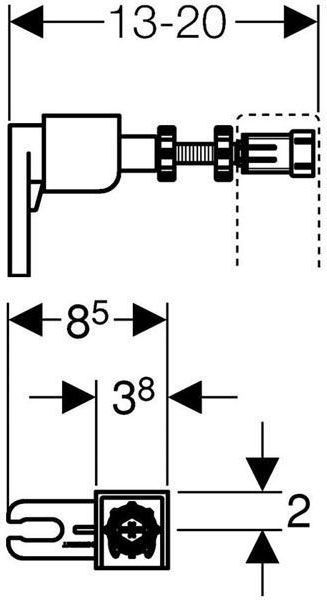 Унитаз с инсталляцией подвесной GEBERIT Icon 500.300.JQ.5 с горизонтальным выпуском