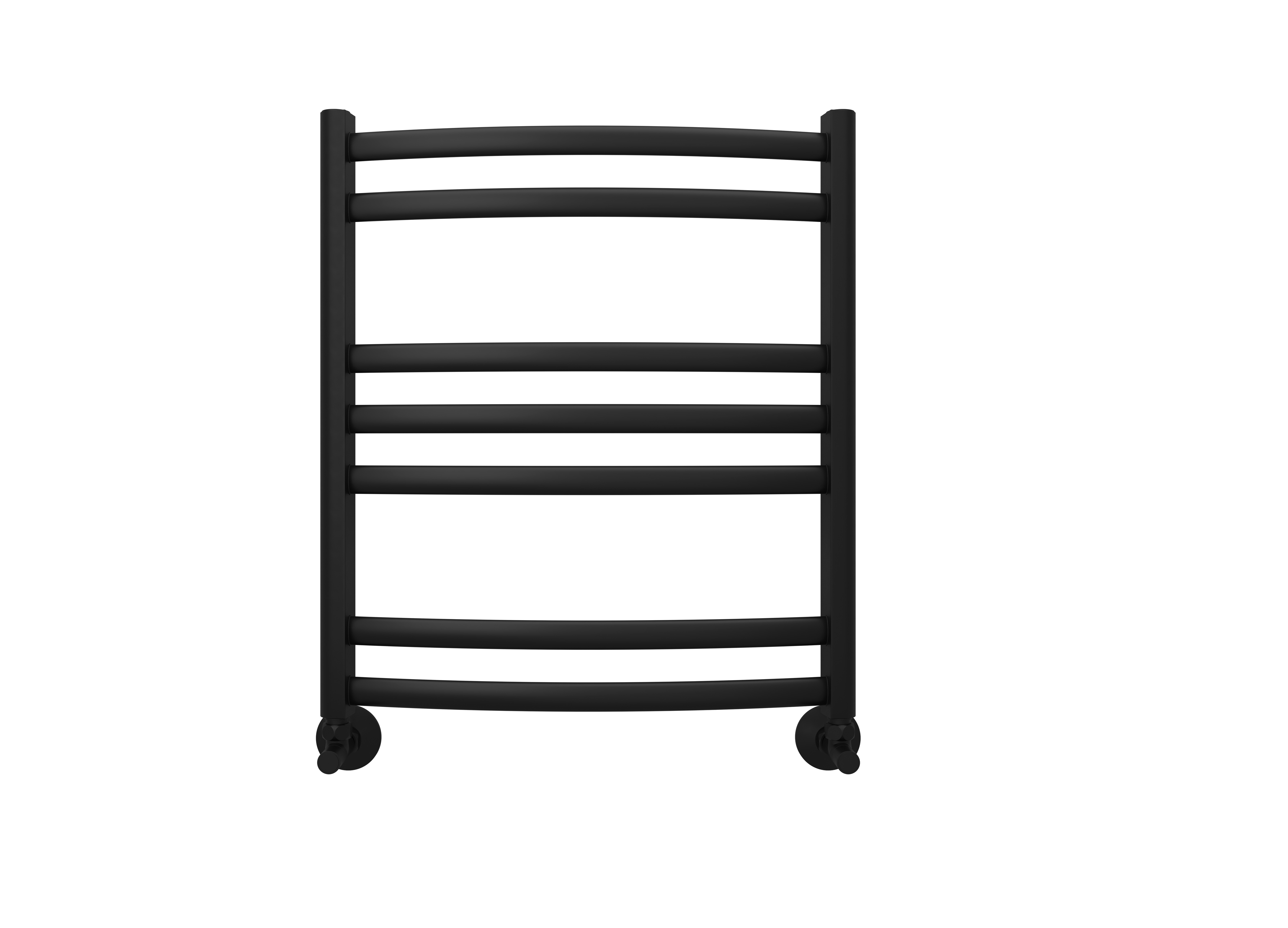 Полотенцесушитель водяной Aquatek Лугано AQ DOC0760BL 60х50 черный муар