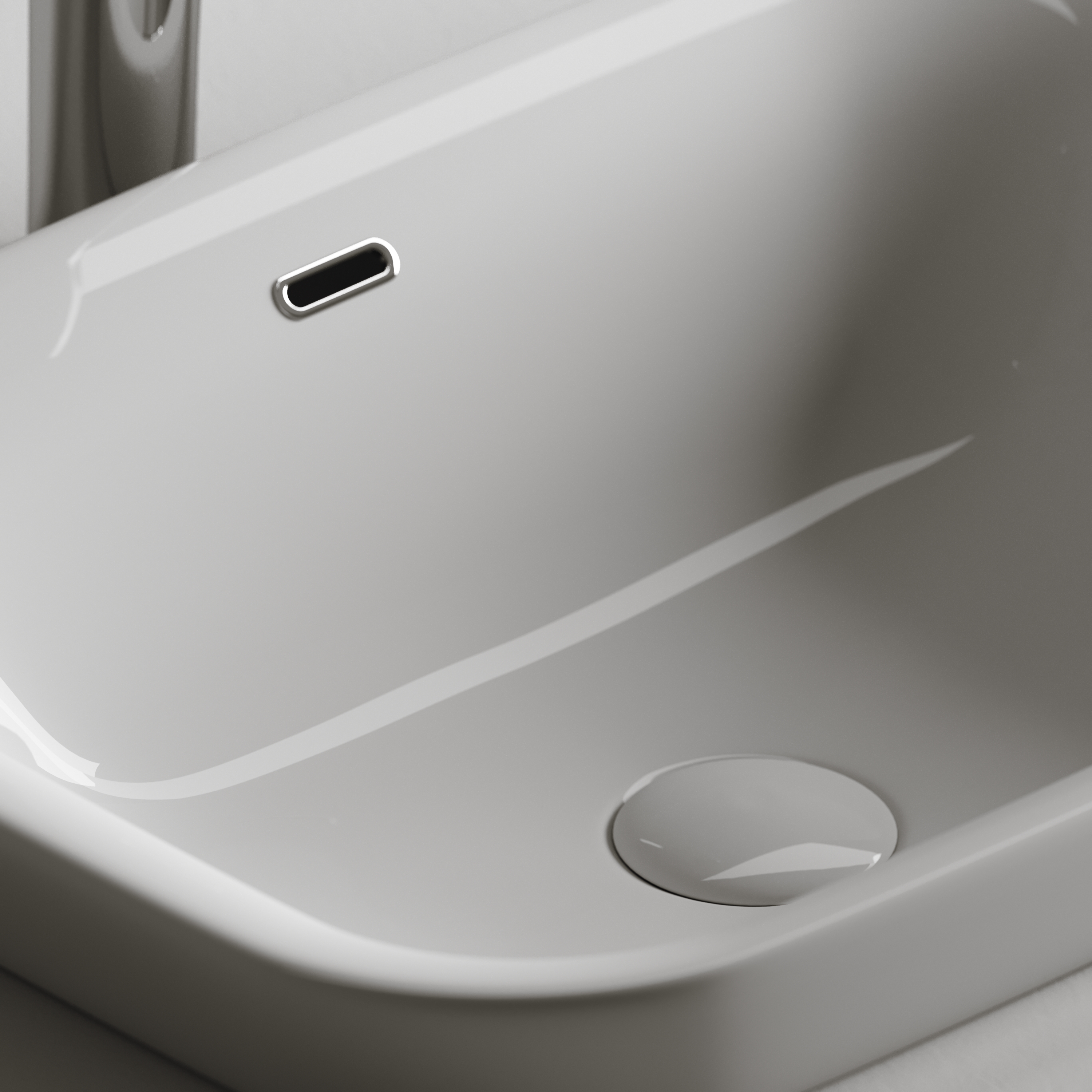 Раковина встраиваемая сверху 58см Ceramica Nova Element CN6041 белый