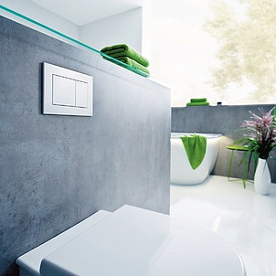 Кнопка смыва TECE Now 9240400 белый