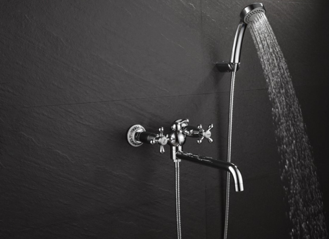 Смеситель для ванны D&K Hessen DA1423341, хром