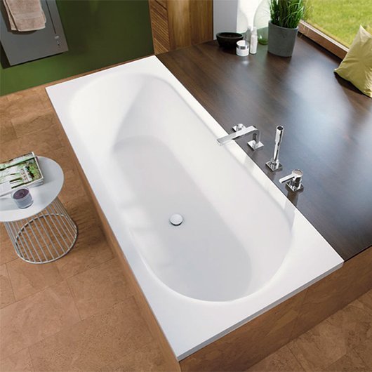 Акриловая ванна Mauersberger Ausana 180x80, белый матовый