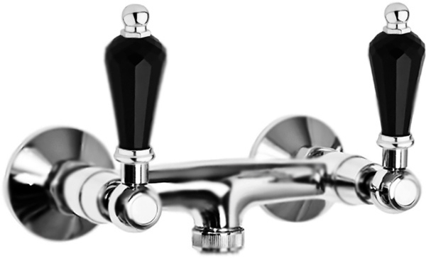 Гигиенический душ Cezares Diamond DIAMOND-DIF черные ручки Хром