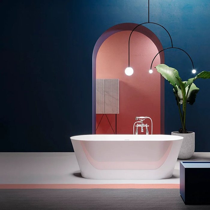 Ванна отдельностоящая Gruppo Treesse Inka 150 акрил, белый матовый