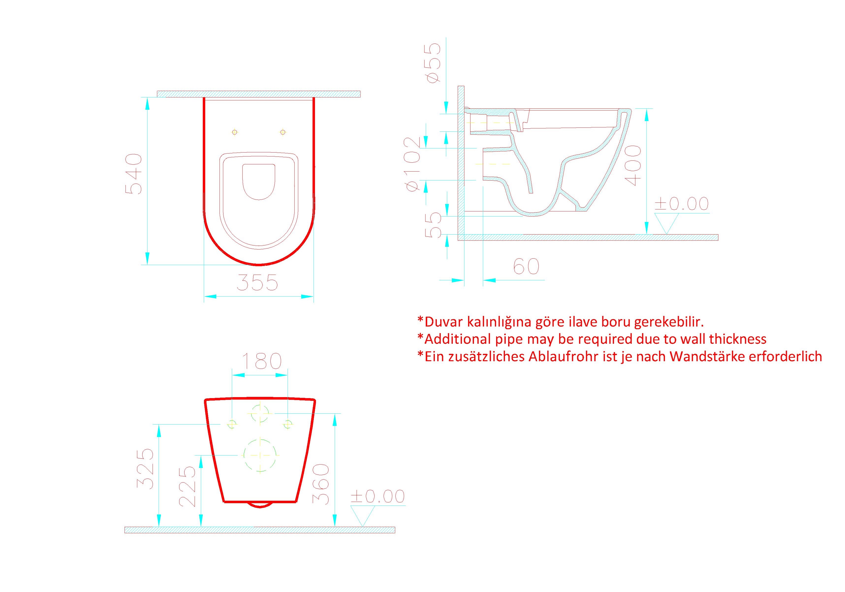 Комплект унитаза с инсталляцией Vitra Sanibelle 9878B003-7200 с сиденьем микролифт и кнопкой смыва хром