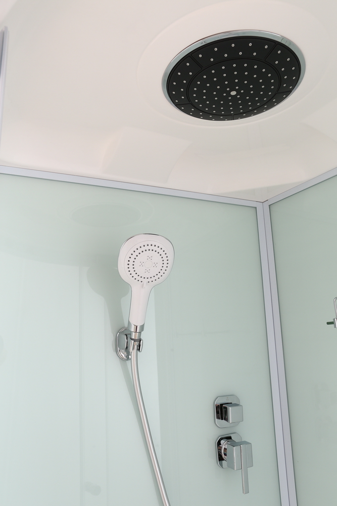 Душевая кабина Black&White G8501 90x90x215 профиль белый, стекло прозрачное