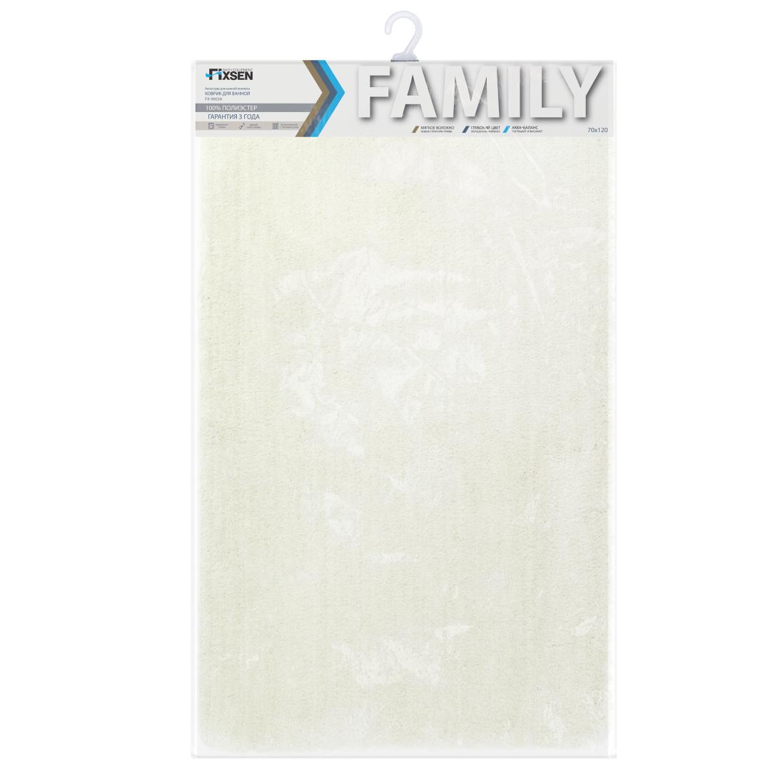 Коврик для ванной Fixsen Family, бежевый, 1-ый (70х120 см), FX-9003A