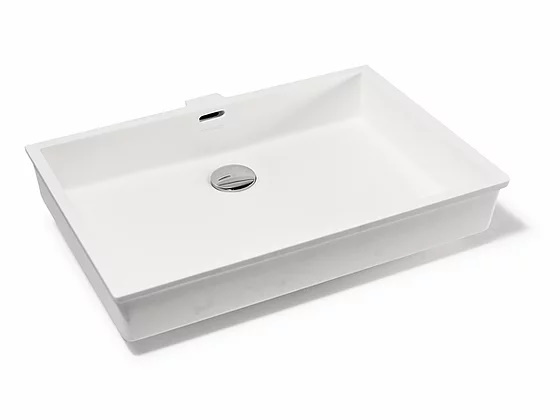 Раковина подвесная 54,5см MonteBianco Castello Uno 12113 белый матовый