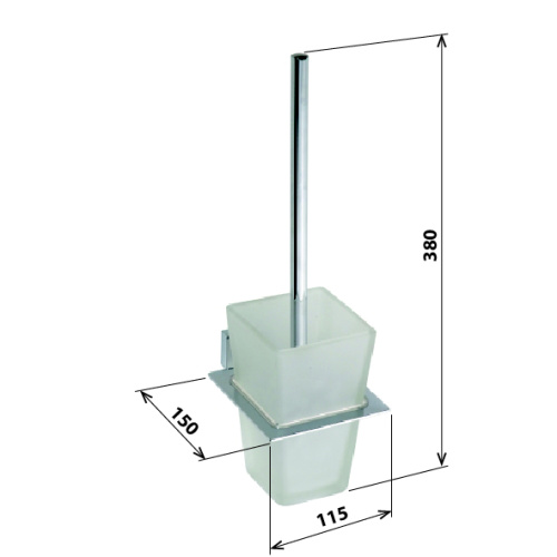 Ершик для унитаза Bemeta Plaza 118113012 Хром