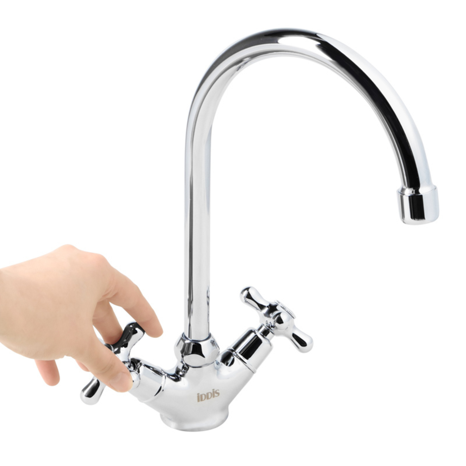 Смеситель для кухни IDDIS Jeals 59000T4C+W04 хром глянцевый