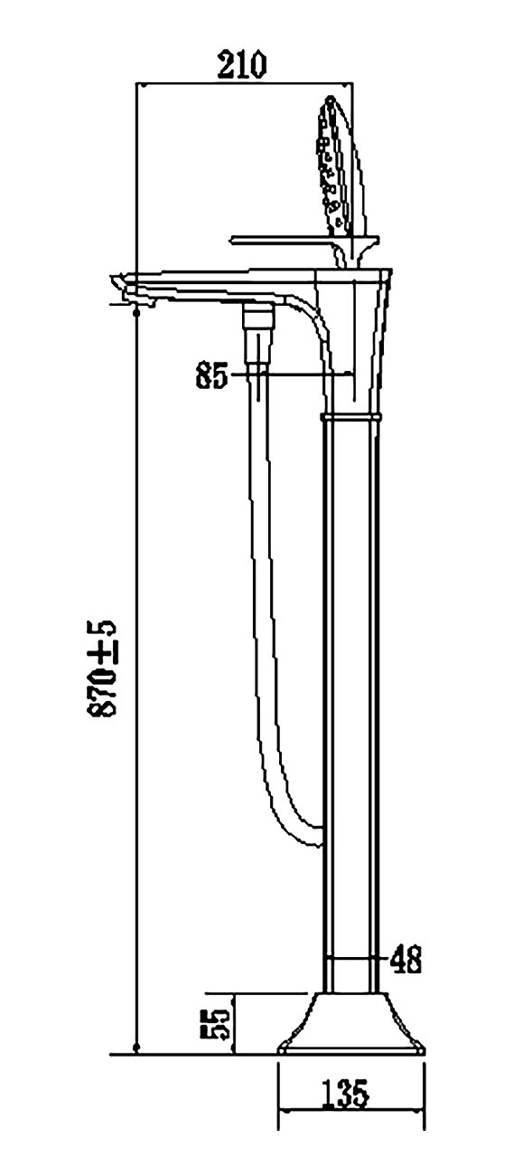 Смеситель для ванны с душем Timo Helmi 4000/00-16Y-CR хром;белый глянцевый