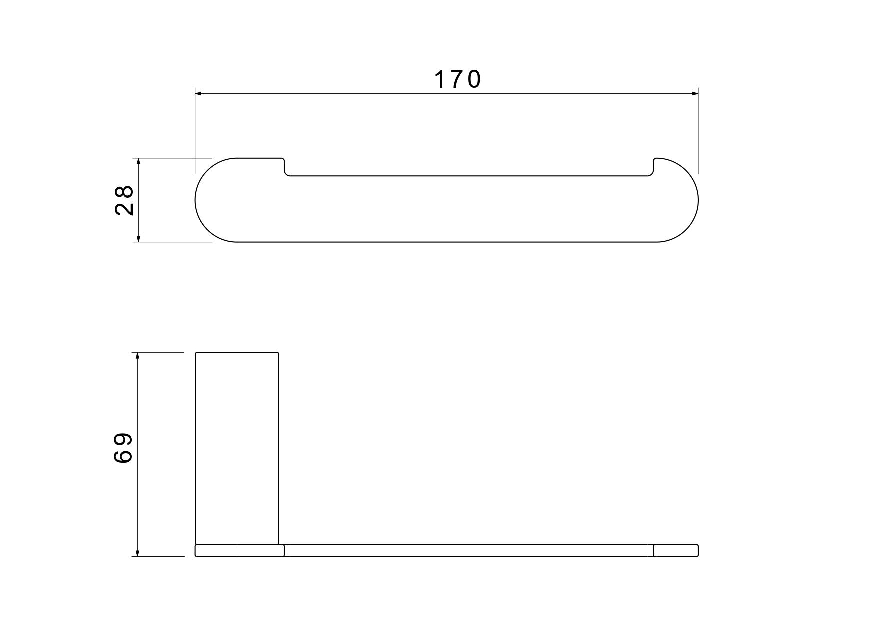 Держатель туалетной бумаги Aquatek Лира AQ4408CR хром