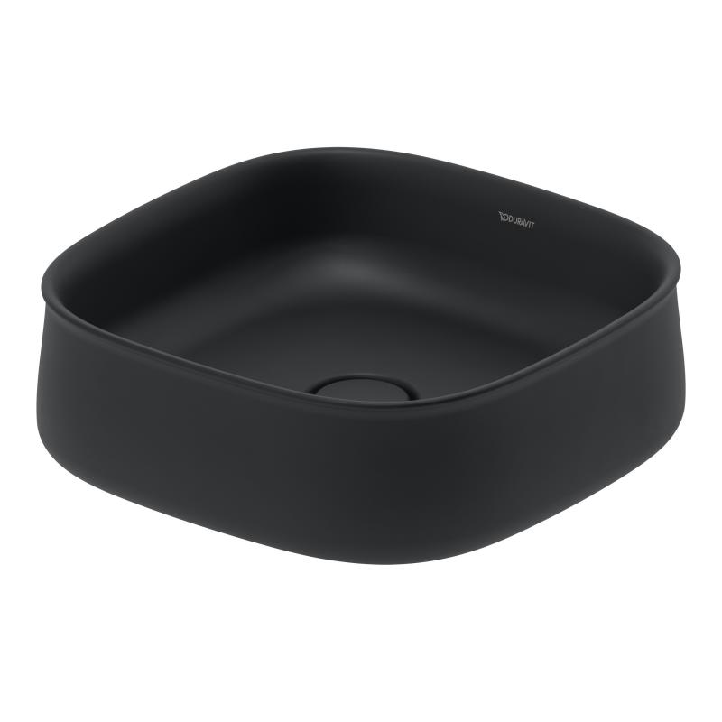 Раковина накладная 42см Duravit Zencha 2373421379 черный матовый
