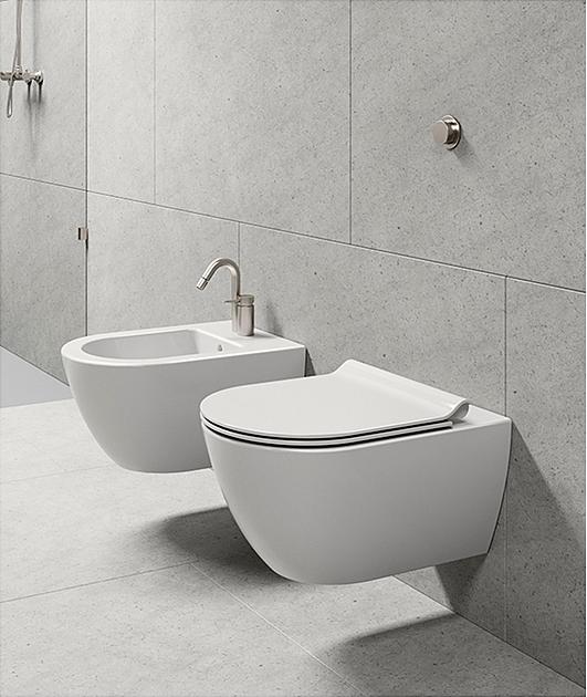 Биде подвесное GSI Pura 8865111 белый