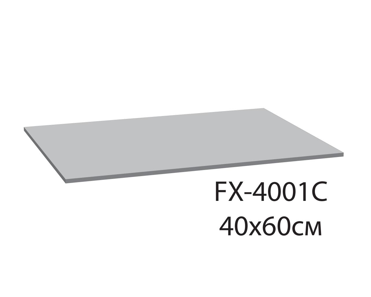 Коврик для ванной Fixsen Soft, синий, 1-ый (40х60 см), FX-4001C