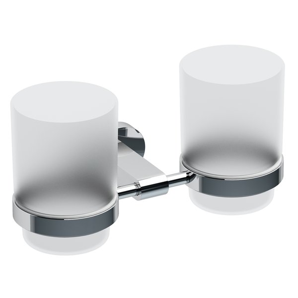 Двойной держатель с двумя стаканами Ravak Chrome CR 220.00 Хром