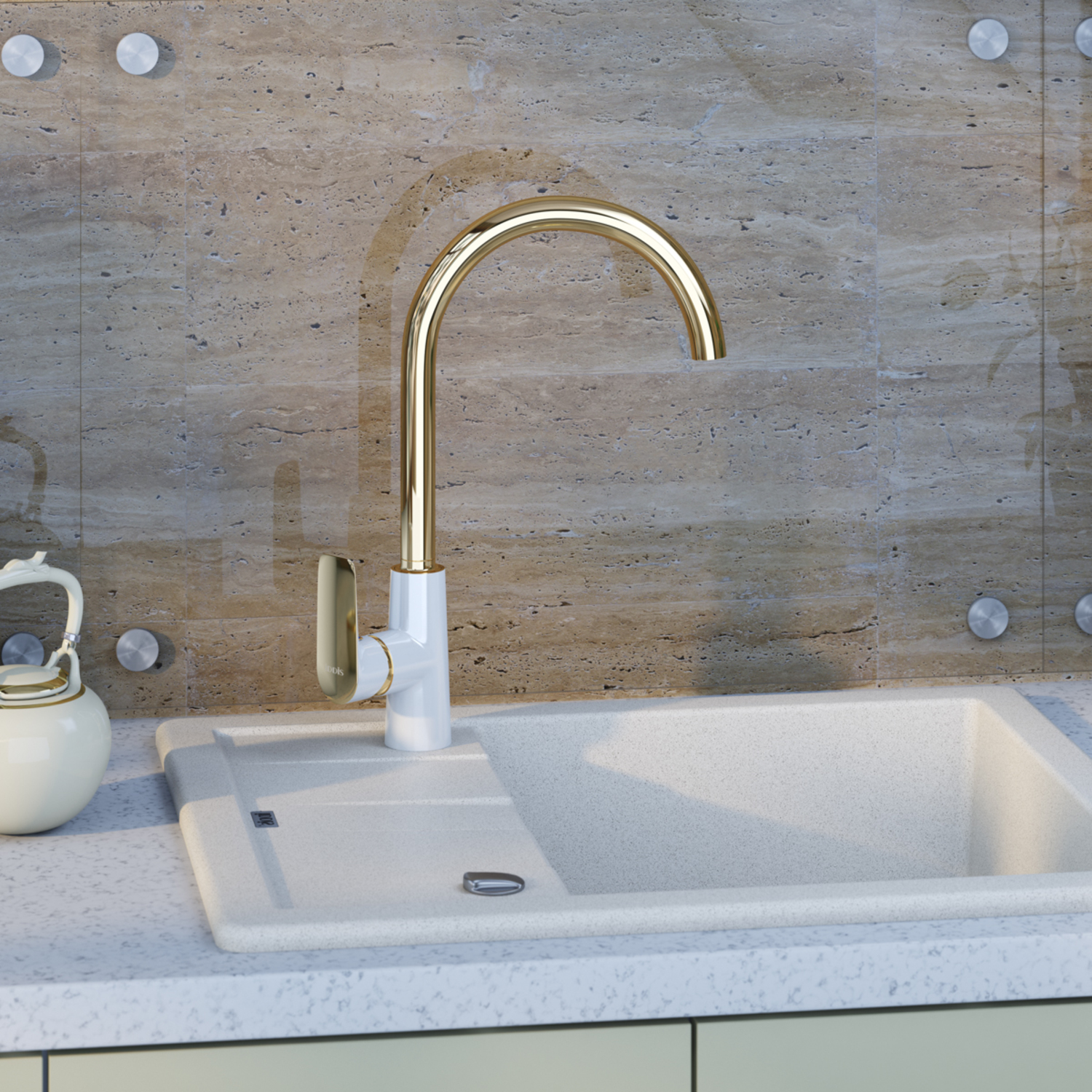 Смеситель для кухни IDDIS Cloud CLOWG00i05 золото