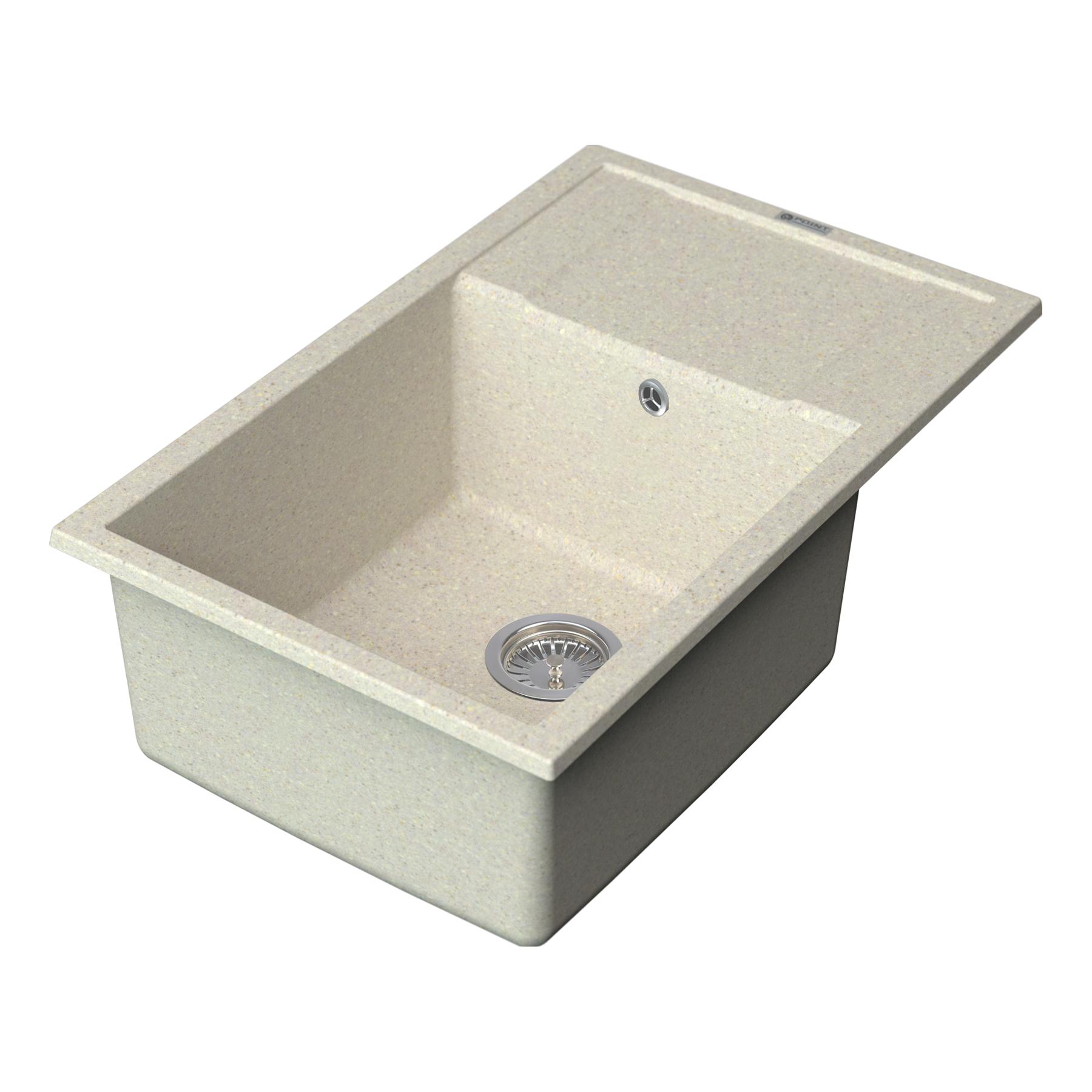 Мойка кухонная Point Велета 78 PN3002BG, светло-бежевый