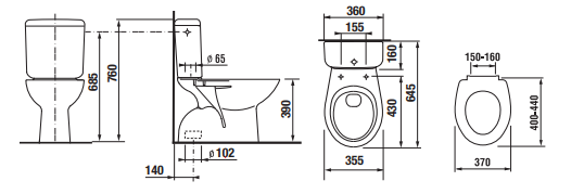 Унитаз напольный Jika Zeta 8.2539.7.000.242.1 белый, без сиденья