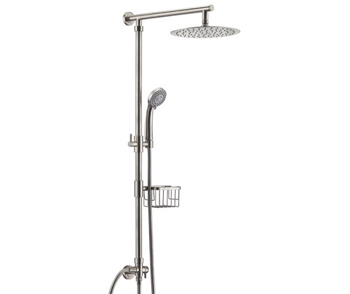 Душевая стойка WasserKRAFT A038 хром матовый