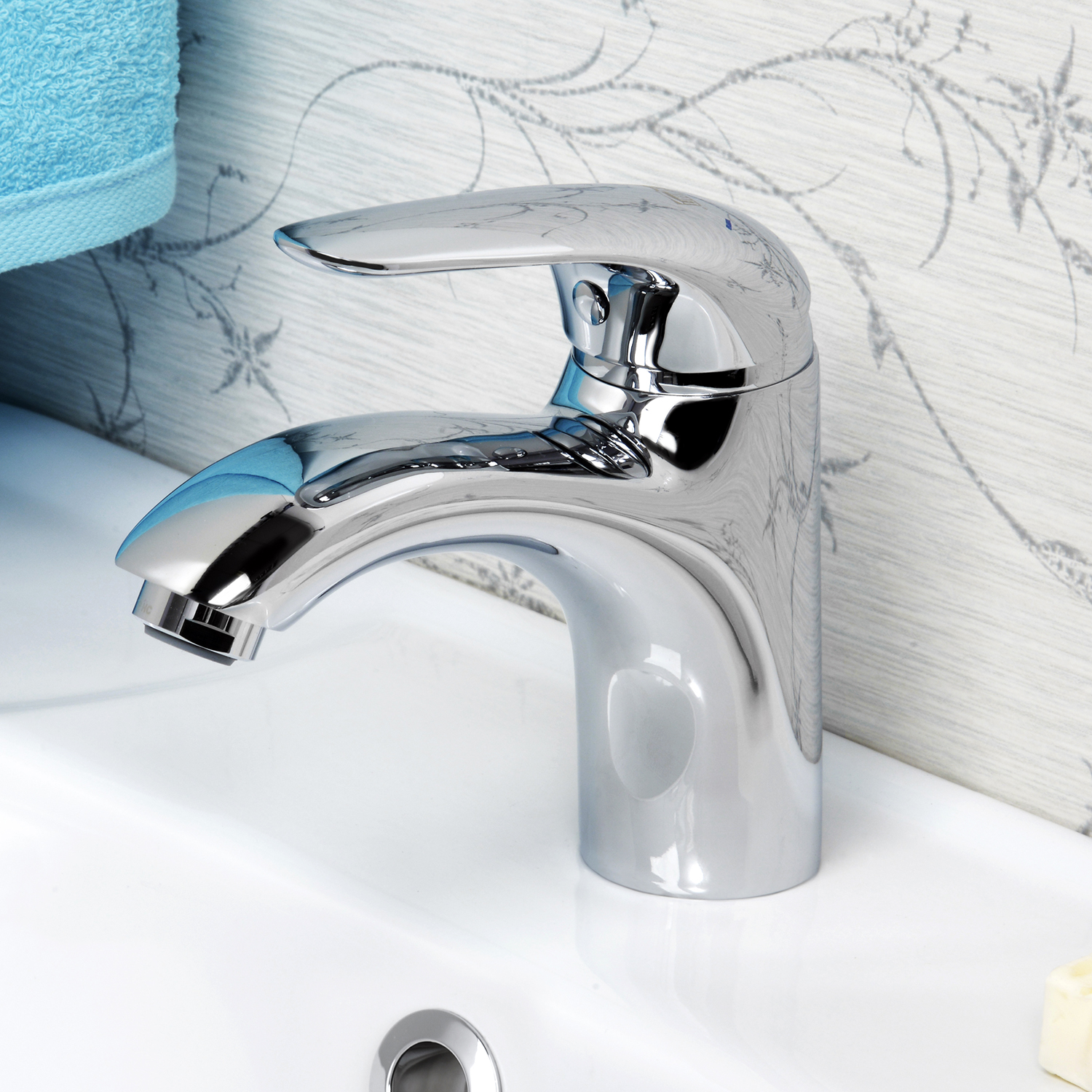 Смеситель для раковины WasserKraft Rossel 2803 хром