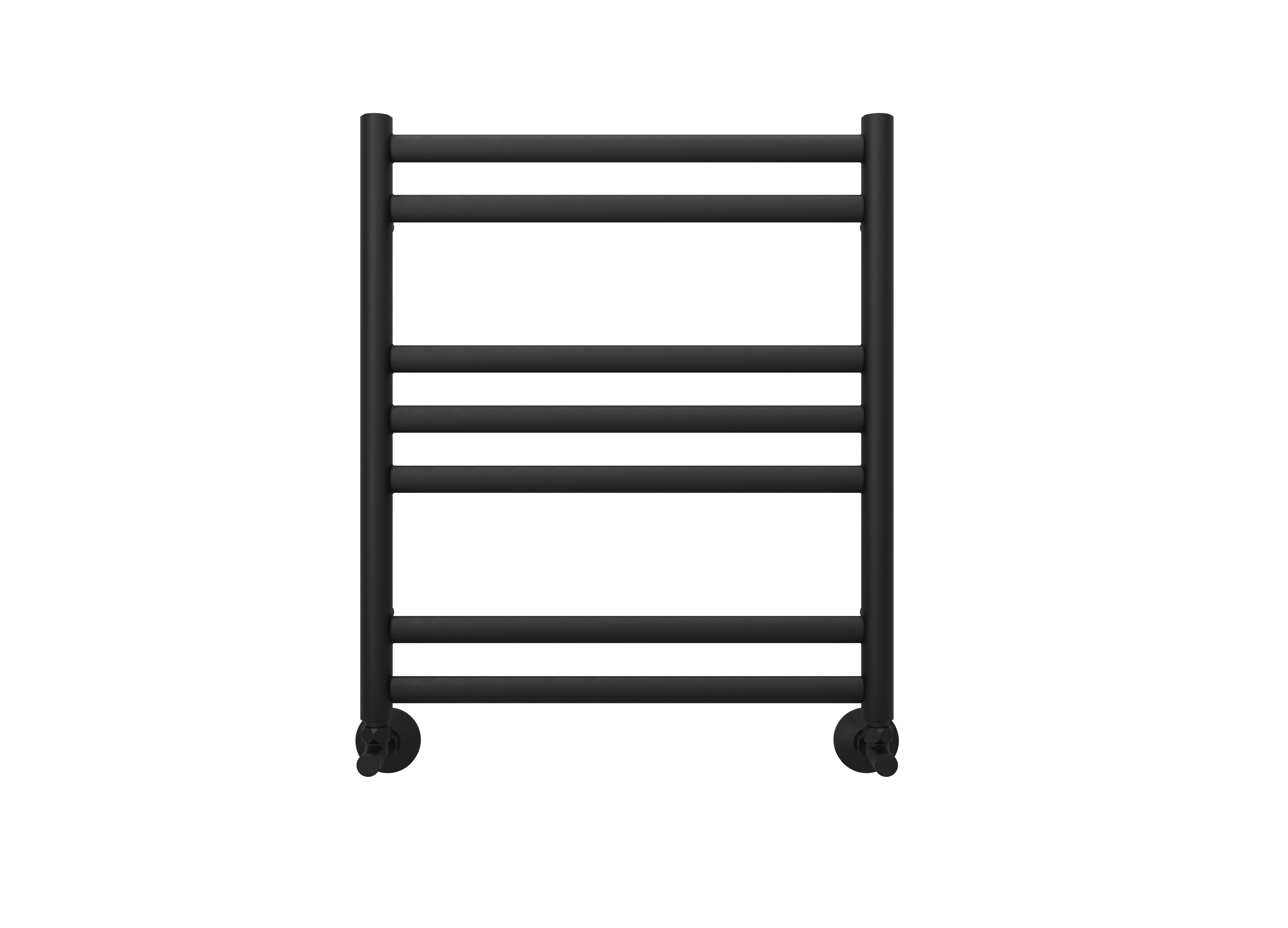 Полотенцесушитель водяной Aquatek Оберон AQ RO0760BL 60х50 черный муар