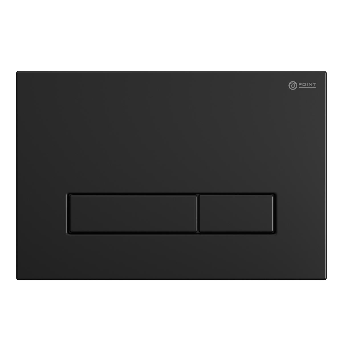 Клавиша смыва Point Меркурий PN44831BM для инсталляции, черная матовая