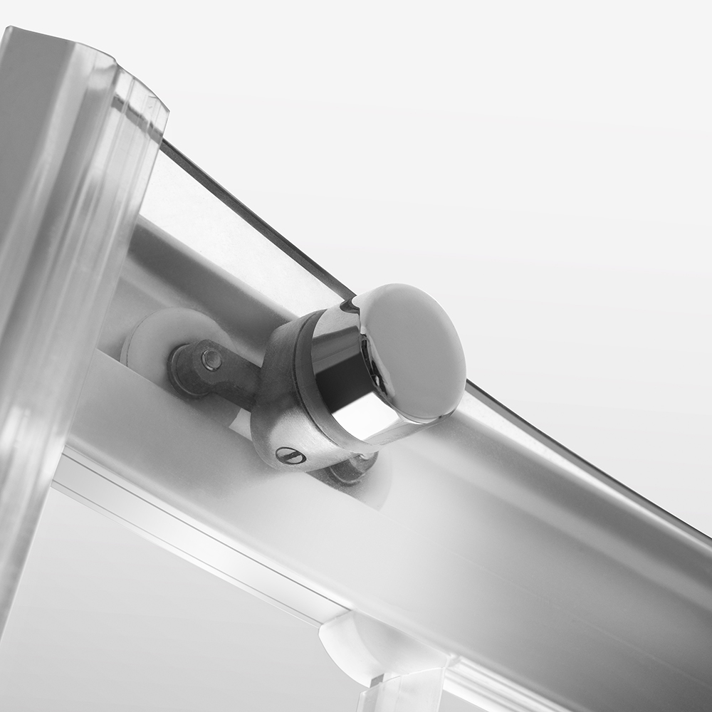 Душевой угол Am.Pm Bliss L 90x90x206 профиль хром, стекло прозрачное